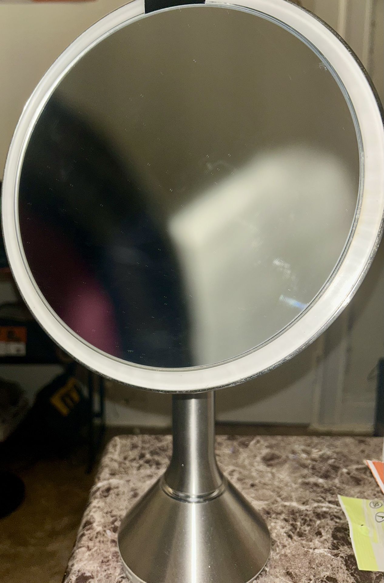 simplehuman 8" Round Sensor Makeup Mirror with 5x Magnification