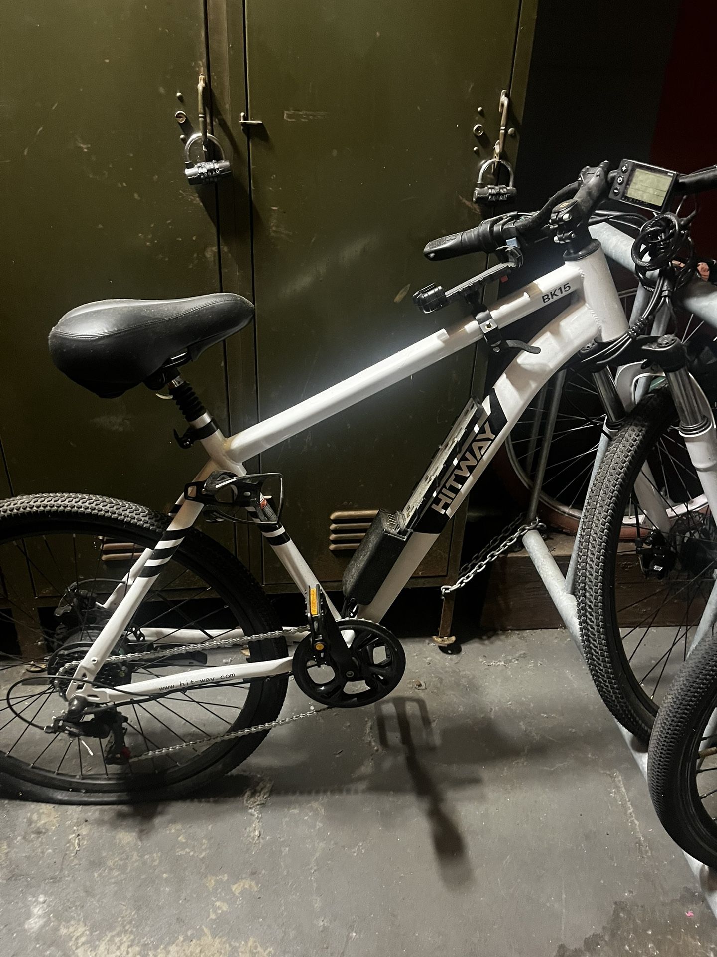 HITWAY Electric Mountain Bike 26" Fat Tire for Adults 7 Gears