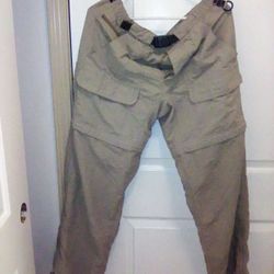 The North Face Belted Convertible Men's Nylon Hiking Pants Size Medium