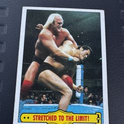 🇺🇸 1985 Topps WWF Wrestling Base Card #29 Hulk HOGAN - Stretched to the Limit