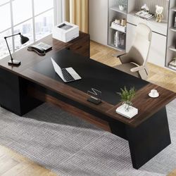 78" L-Shaped Executive Desk, 