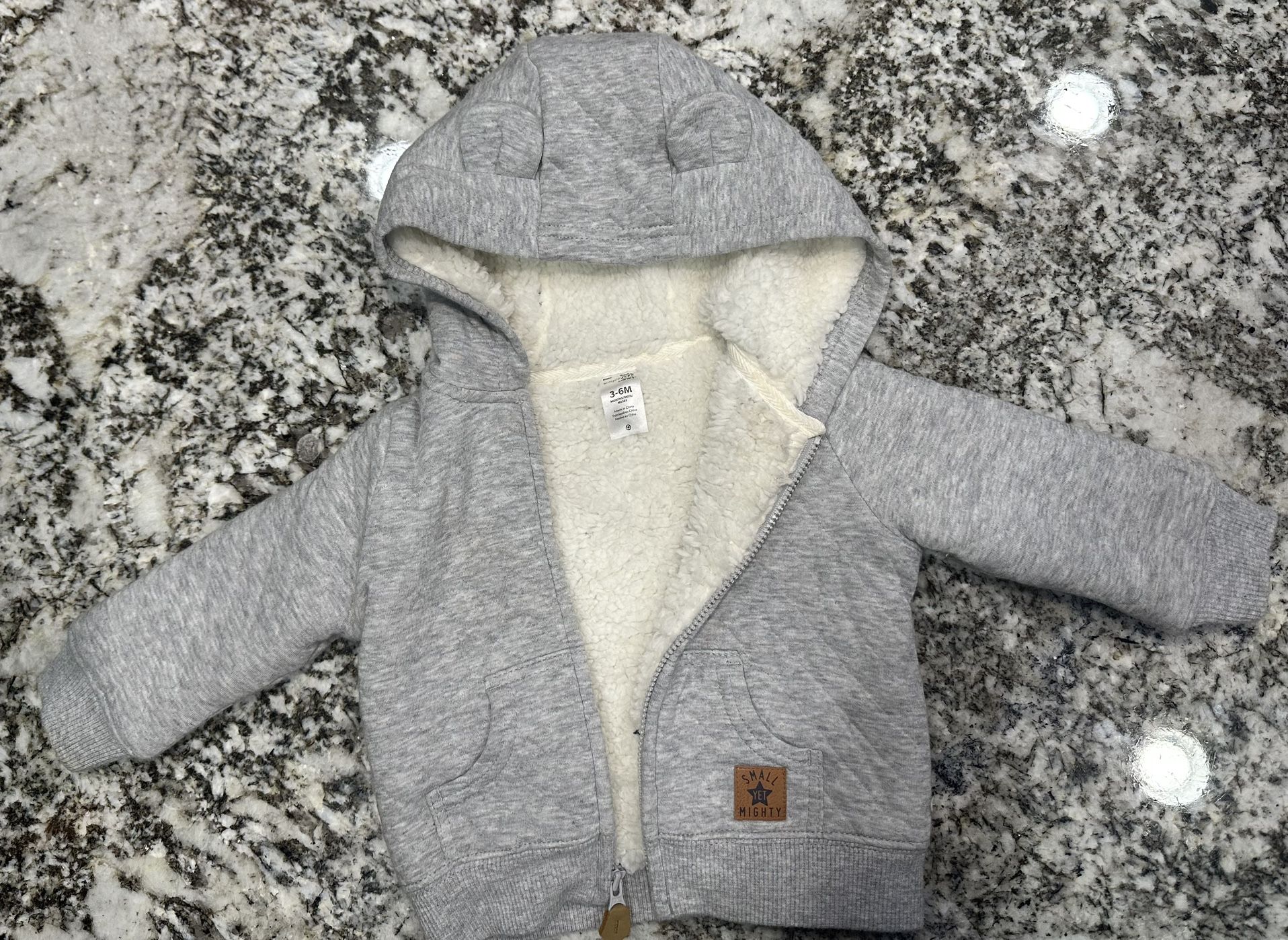 Carter’s 3-6 Month Sherpa Jacket With Bear Ears 