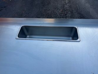 Commercial stainless steel table with a sink need gone ASAP Commercial stainless steel table with a sink need gone ASAP