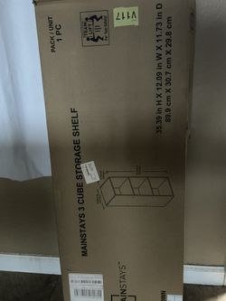 Storage Cube Shelf