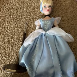 Vintage Cinderella Porcelain Doll 15 Inches