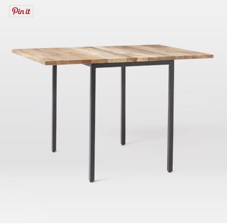 West Elm - Box Frame Drop Leaf Expandable Table