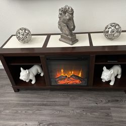 Fireplace + Tv Stand 