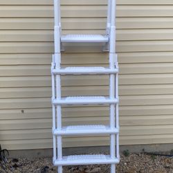 Swimming pool ladder