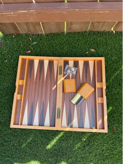 Wooden Backgammon Set