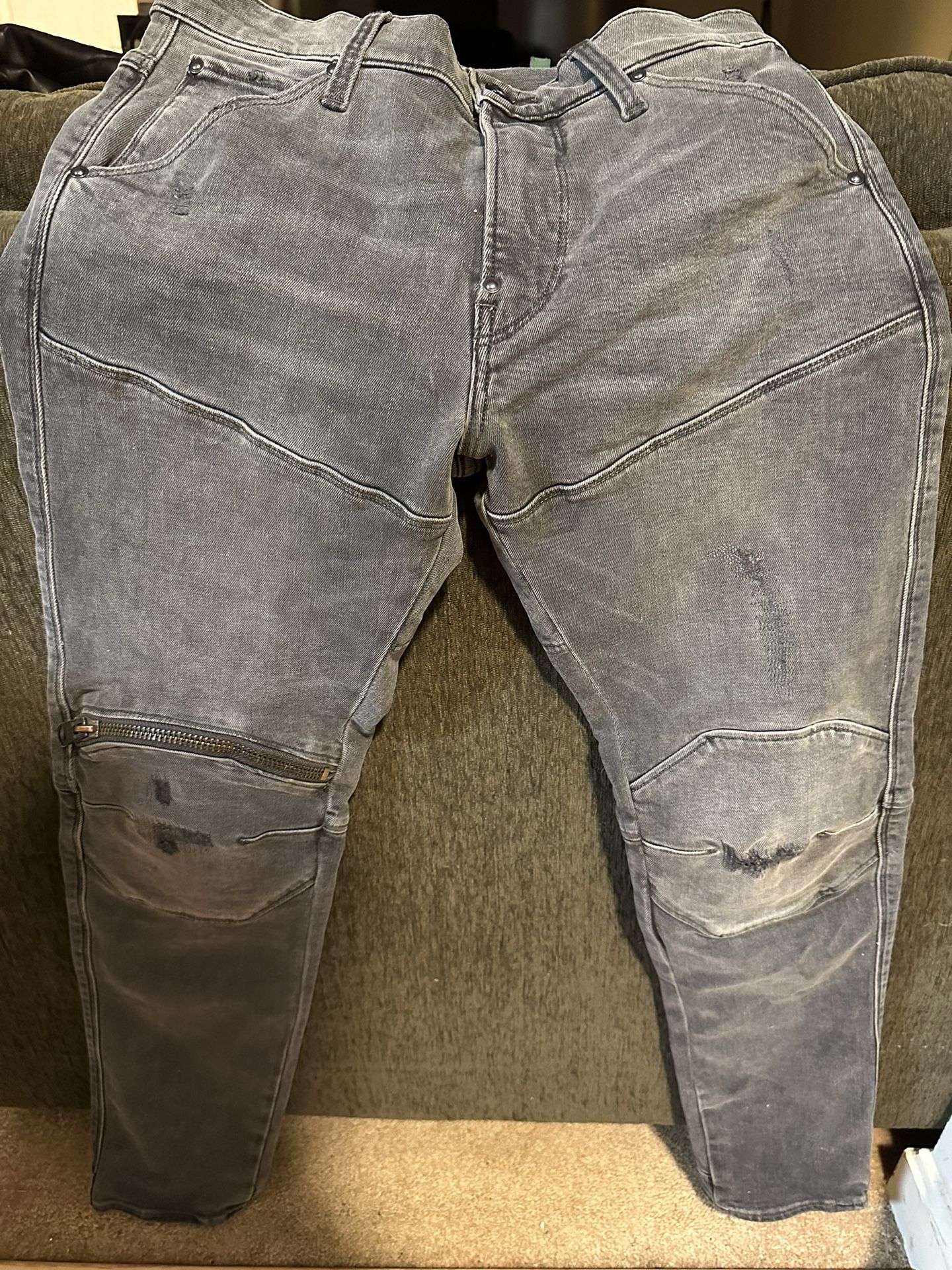 Men’s G Star Raw 5620 3D Zip Knee Skinny Jeans