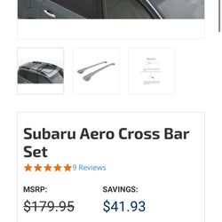 Subaru Forester 2009 - 2013 Crossbars