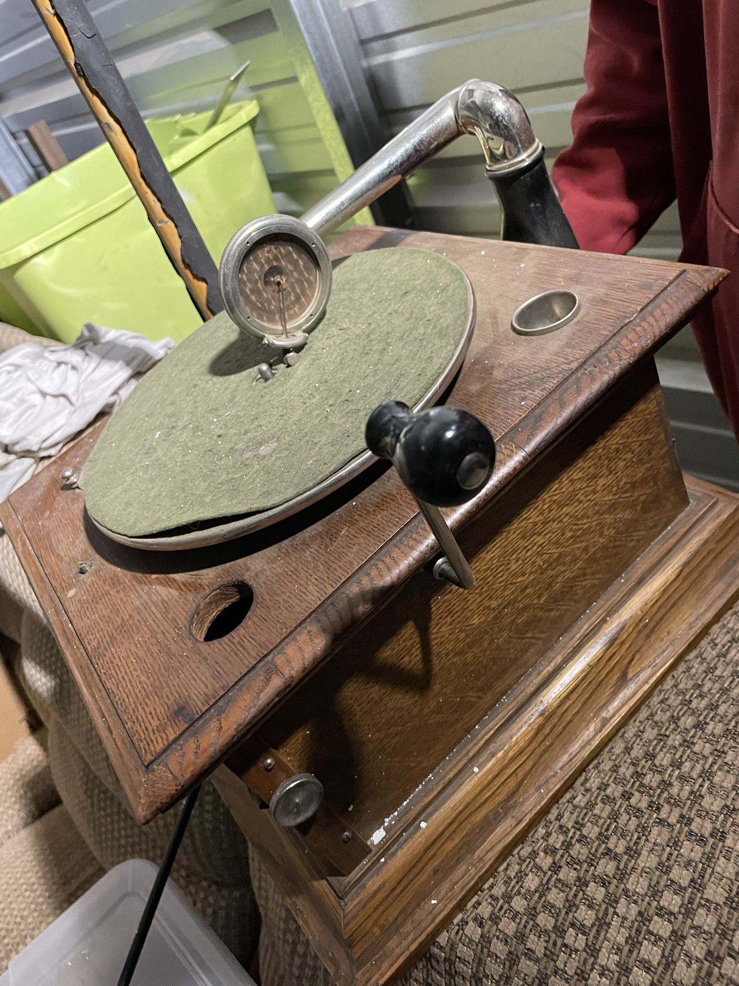 Vintage Columbia Grafanola Type A Phonograph