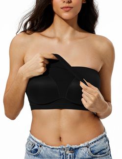 ZeroBound Women's Y2K Tube Top With Built-In Bra