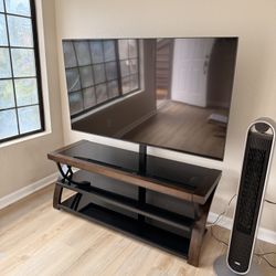 65” Samsung TV + Entertainment Center