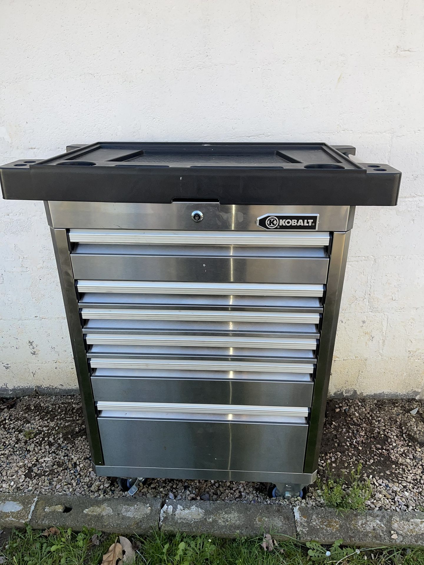 Kobalt 6-Drawer Stainless Steel Rolling Tool Cabinet