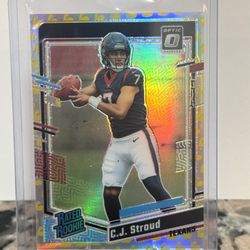 2023 Panini Donruss Optic - Rated Rookie Flex Prizm #244 C.J. Stroud /149 (RC)
