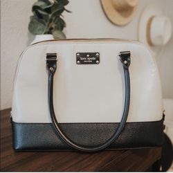 Kate Spade Rachelle Cream & Black Shoulder Bag