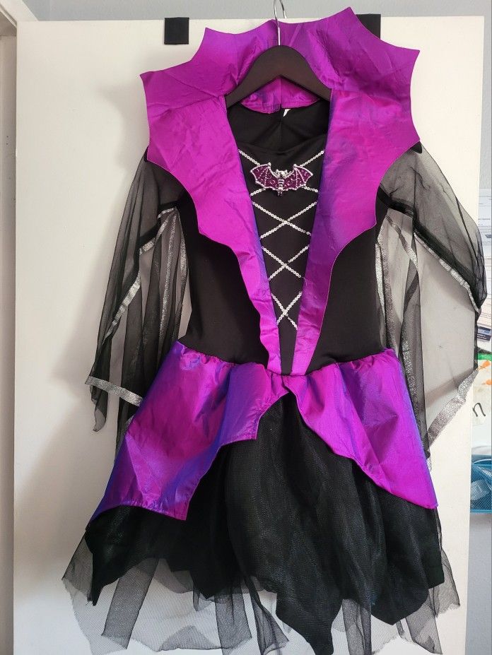 Bat Costume Dress 8-10