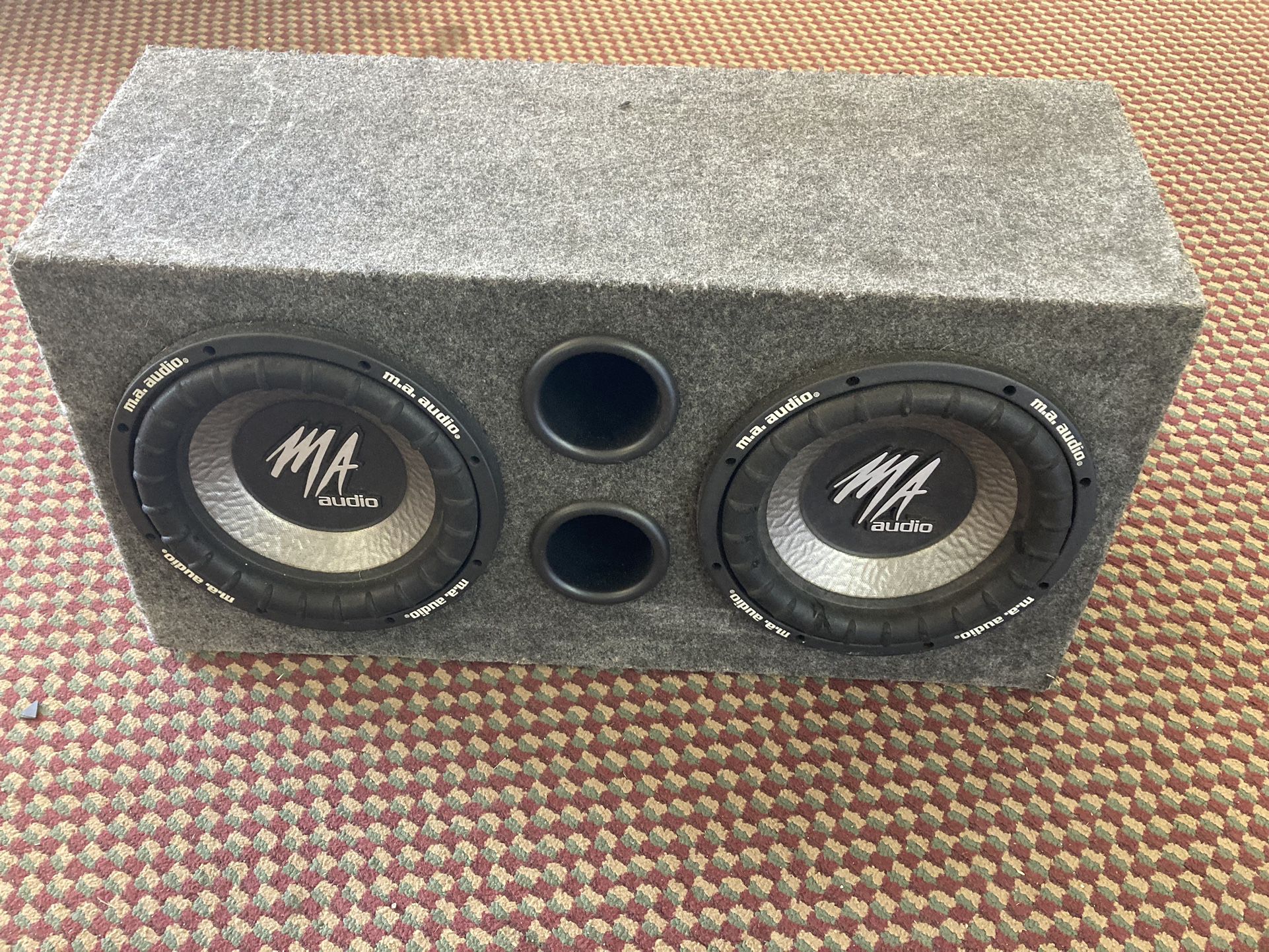 2 10” MA Audio Subwoofer In A Box 