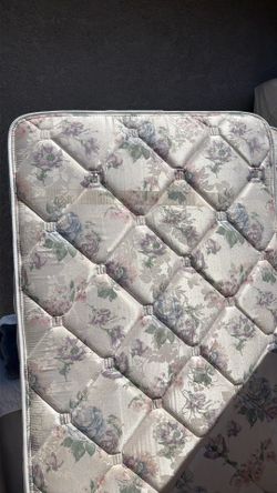 Twin mattress bed frame.