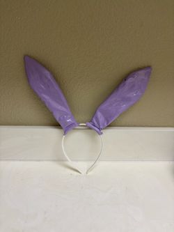 Purple Bunny Ears Headband