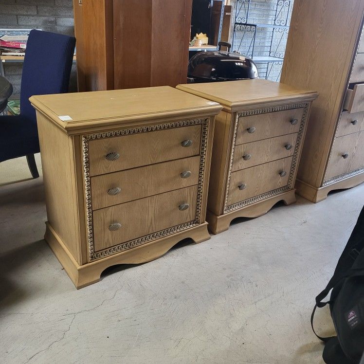 PAIR of Nightstands (Aka Bedside Tables)