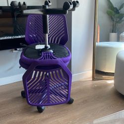 (2) Rolling Computer Chairs, Purple