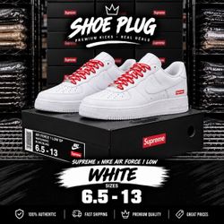 Supreme Nike Air Force 1 Shoes