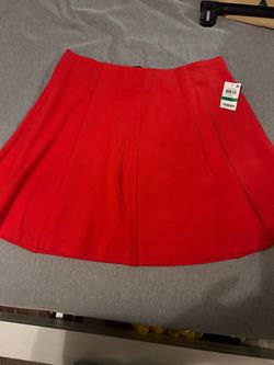 Red skirt