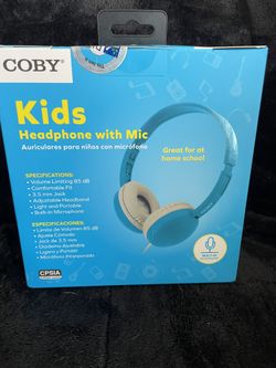 2 sets of Colby children’s headphones with mic 