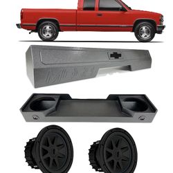 Chevy Gmc OBS EXTENDED CAB FULL BASS PACKAGE KICKER AUDIO INSTALLED