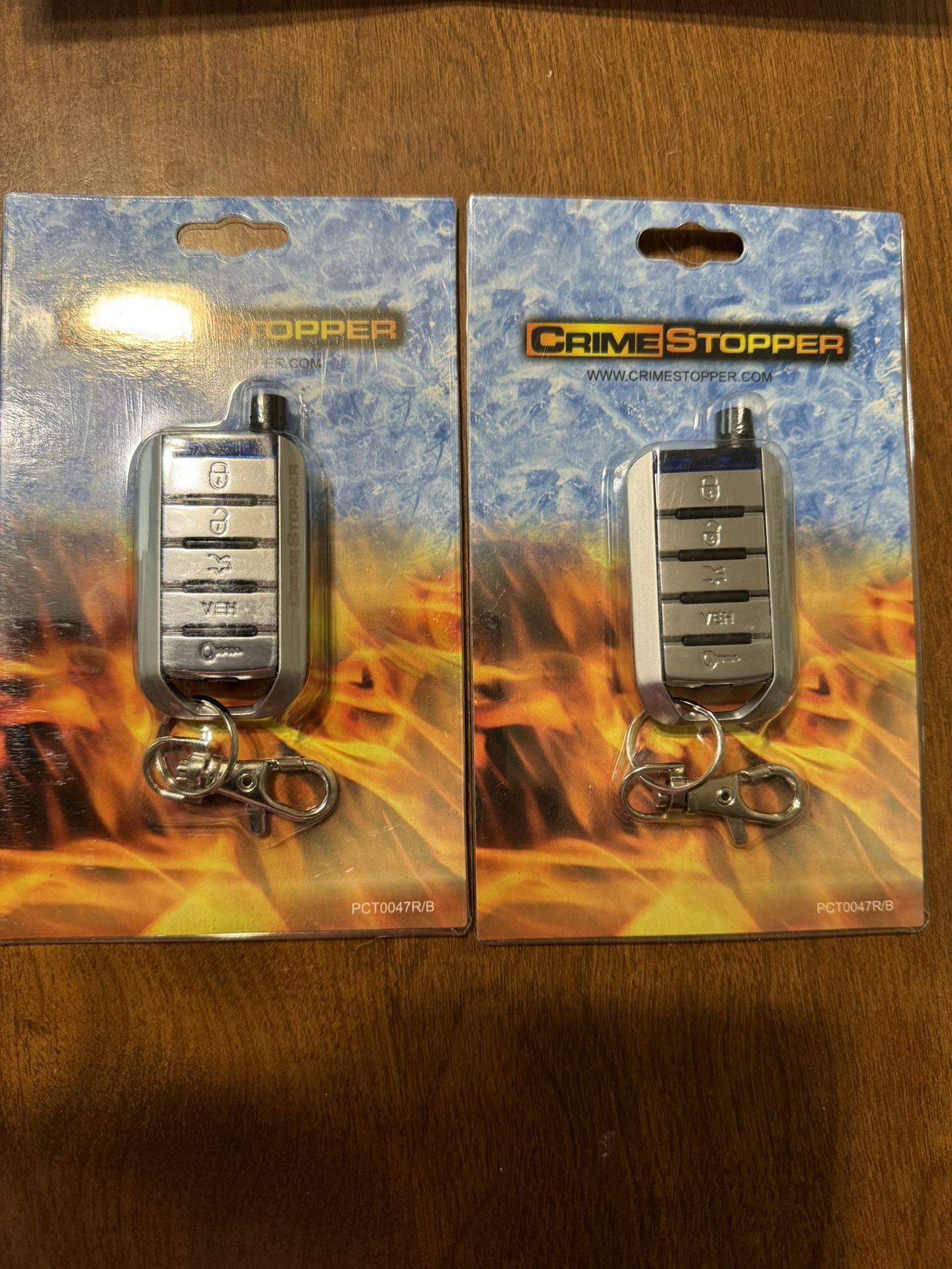 PAIR of Crimestopper Replacement Remote Transmitters - EZ-34, RS-900, RS1304