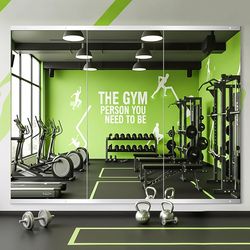 NEW 4 x 6.25 Feet Gym Mirrors. $115ONLY 1/4 Inch Thickness. For Home Gym Equipment.