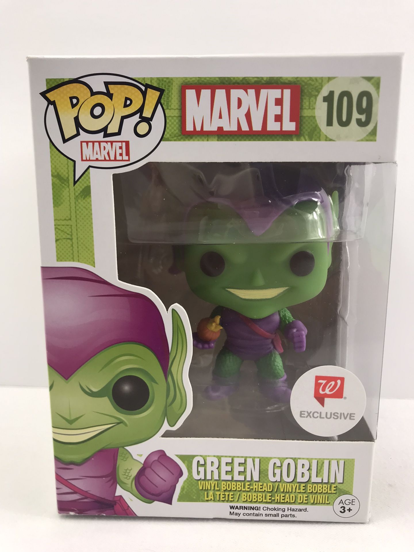 Funko POP! Marvel Green Goblin #109 Walgreens Exclusive Vinyl Bobble-Head Pop