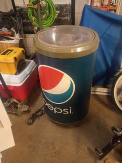 Pepsi freezer works great