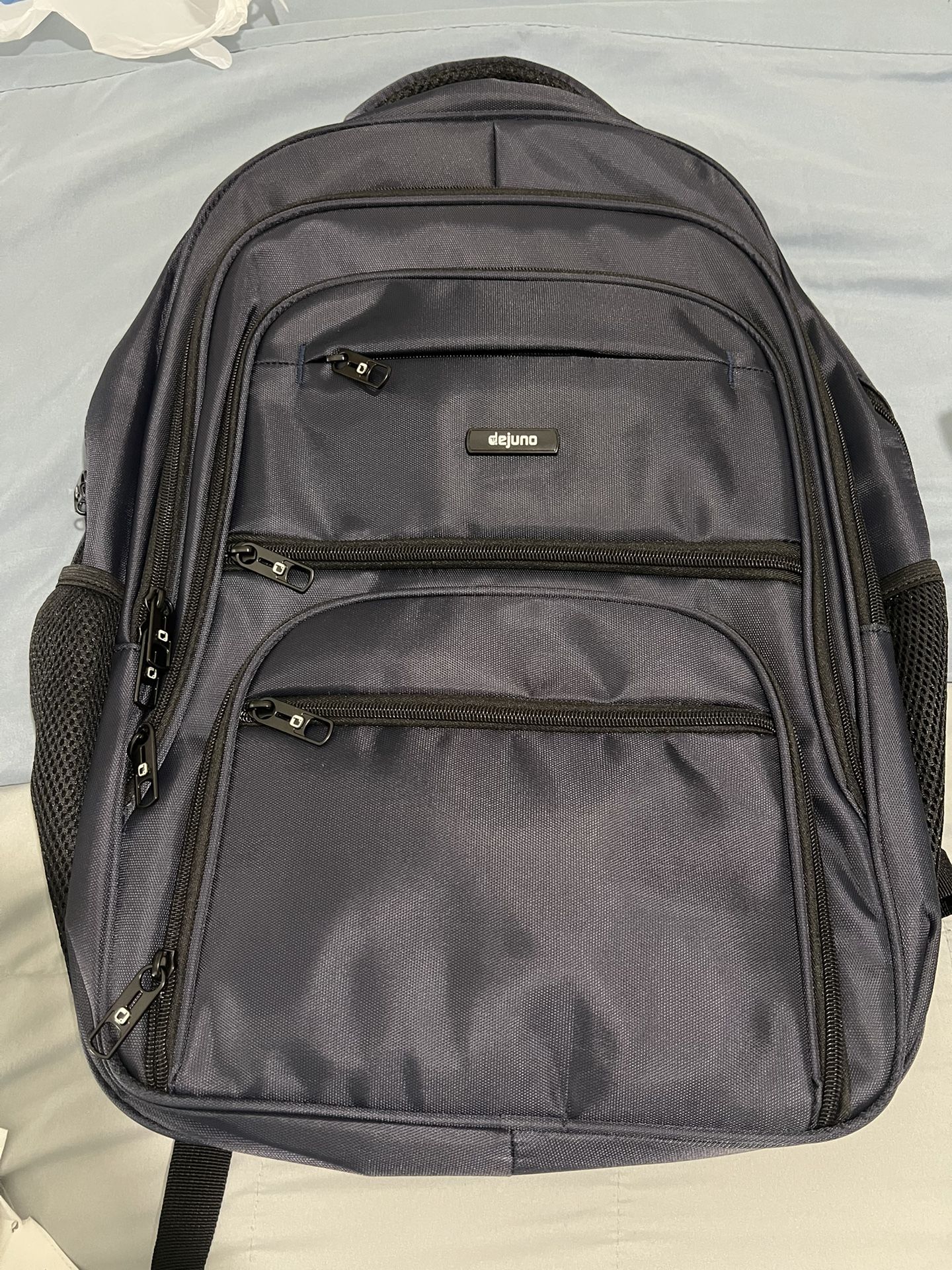 Dejuno Commuter Backpack Checkpoint-Friendly Laptop Pocket, Black, 15.6-Inch light navy $90 MSRP