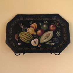 Decorative Metal Tray for display