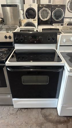GE glass top stove