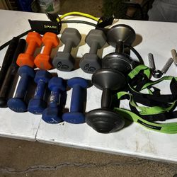 Fitness Gym Equipment Plus 2 yoga Blocks 