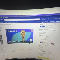 50 Inch Hisense QLED TV