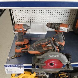 Ridgid 4 Pc Set 