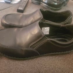 Womans Carolina Aluminum Toe Slip On Work Shoe Size 9.  Have Other Non Slip Shoes Too. 