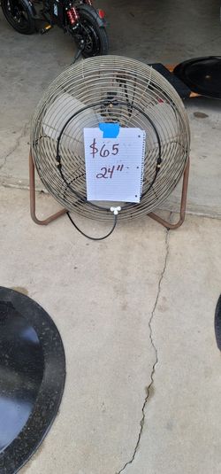 Heavy Duty Industrial 3 Speed Fan With Misters Don't Miss Out 