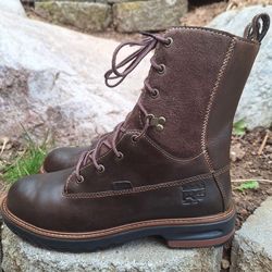 Excellent Womens 9.5 Timberland PRO Alloy Toe Hightower Waterproof Boots A1KJ5