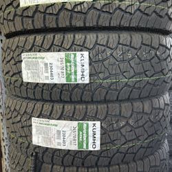 265/70/17 Kumho Tires All Terrain 