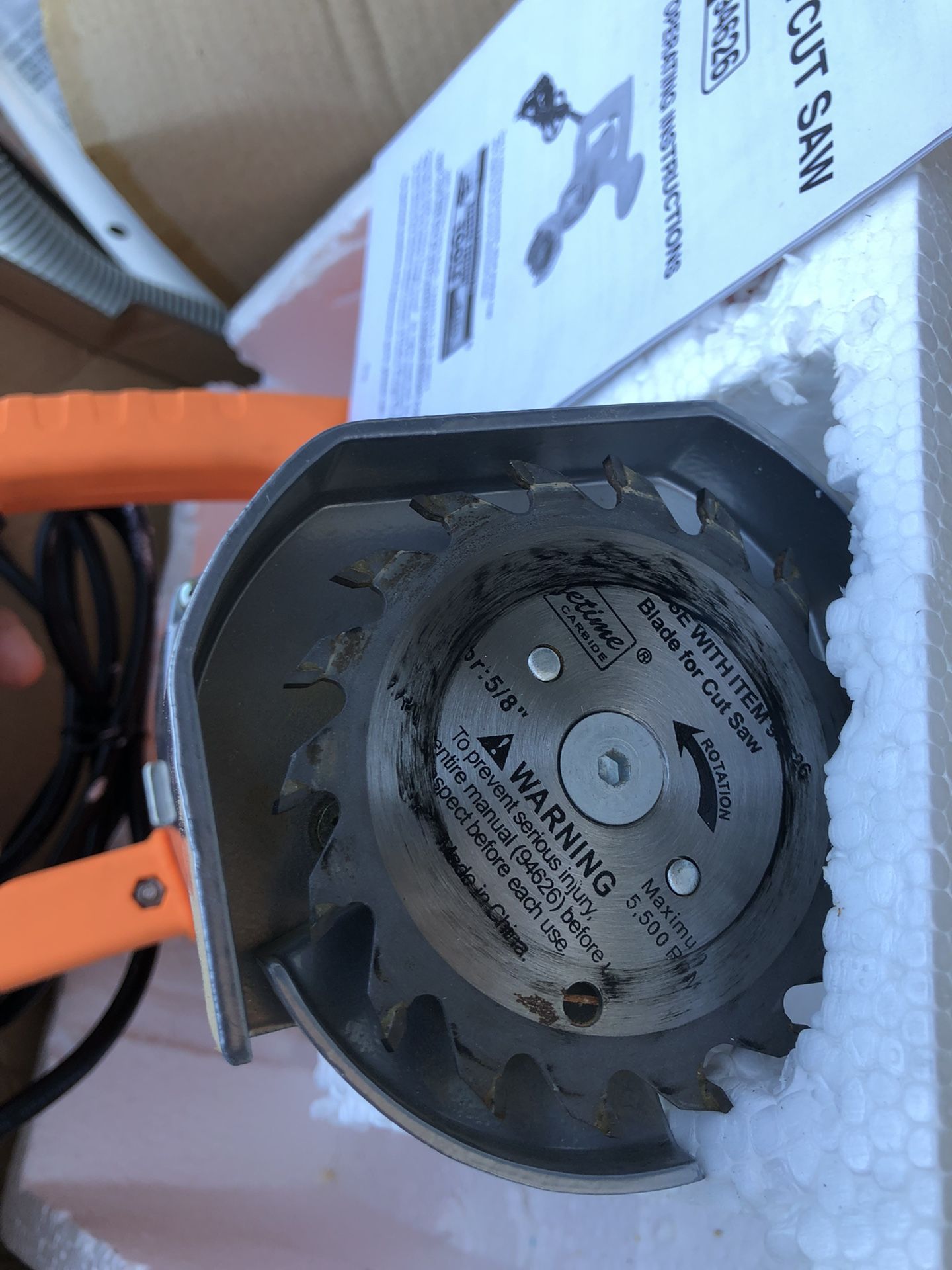 Brand New Chicago Electric 3 3/8” Flush Cut Saw Model 49626