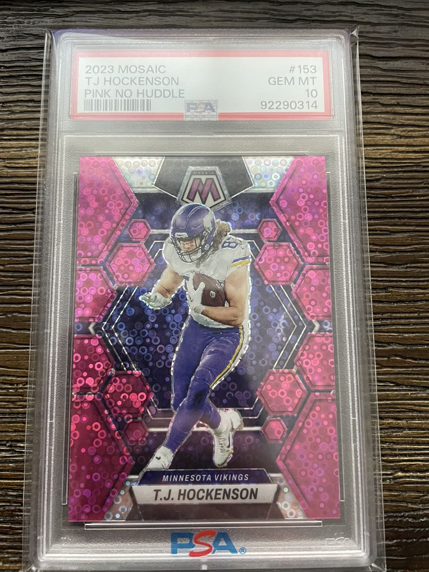 Minnesota Vikings Slabs, Autos, Patch, Numbered Cards