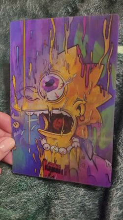 Simpsons Holographic Lenticular Sticker