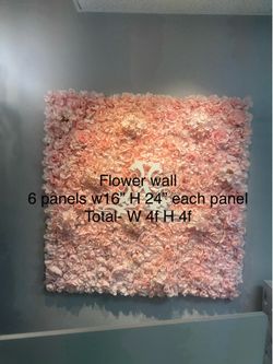 Flower wall 4x4