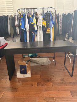 Black desk